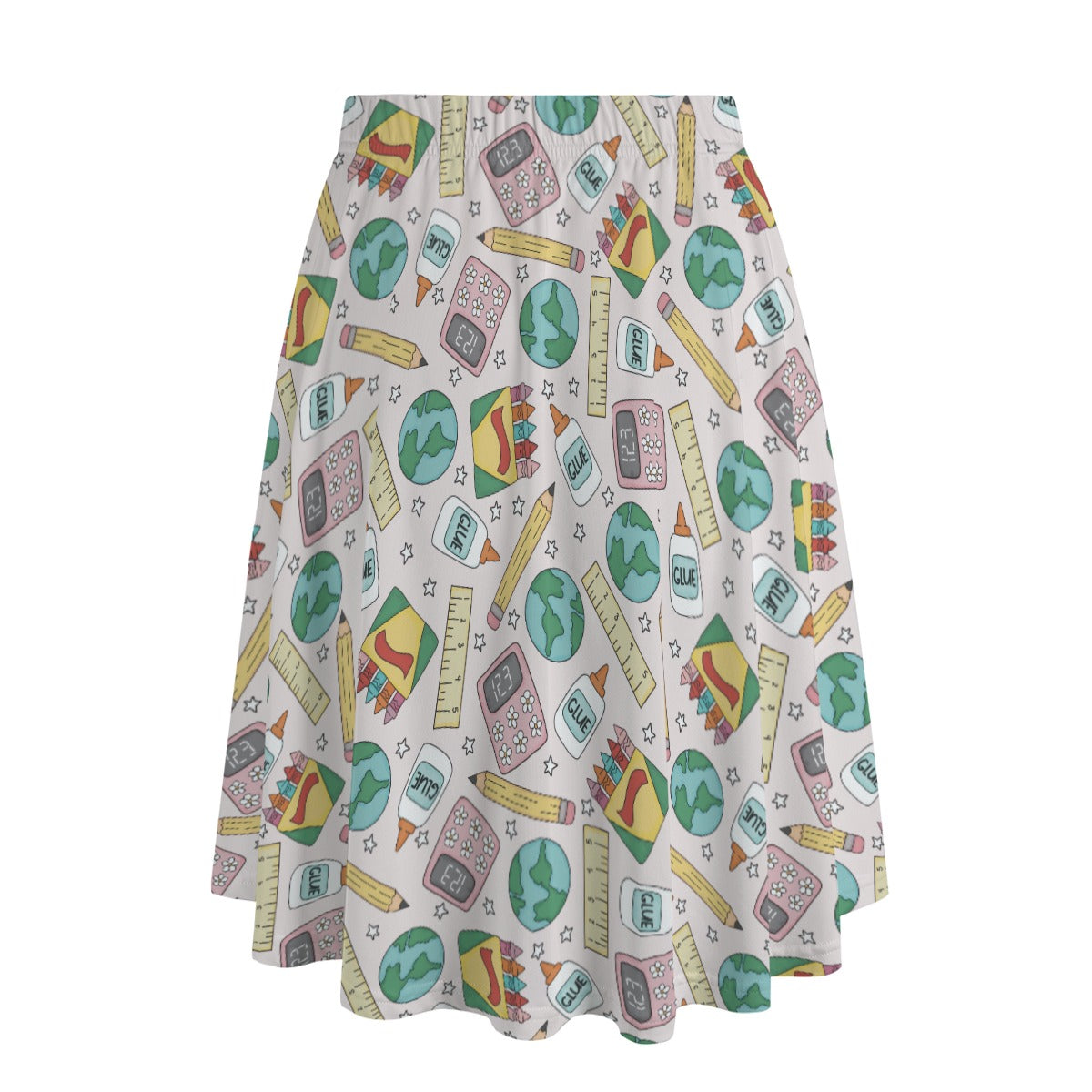 New School Educator Teacher Maxi Skirt with Pockets | Unique Teacher Gift | Back to School