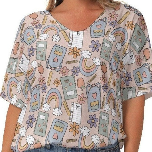 Neutral School Supplies Shirt